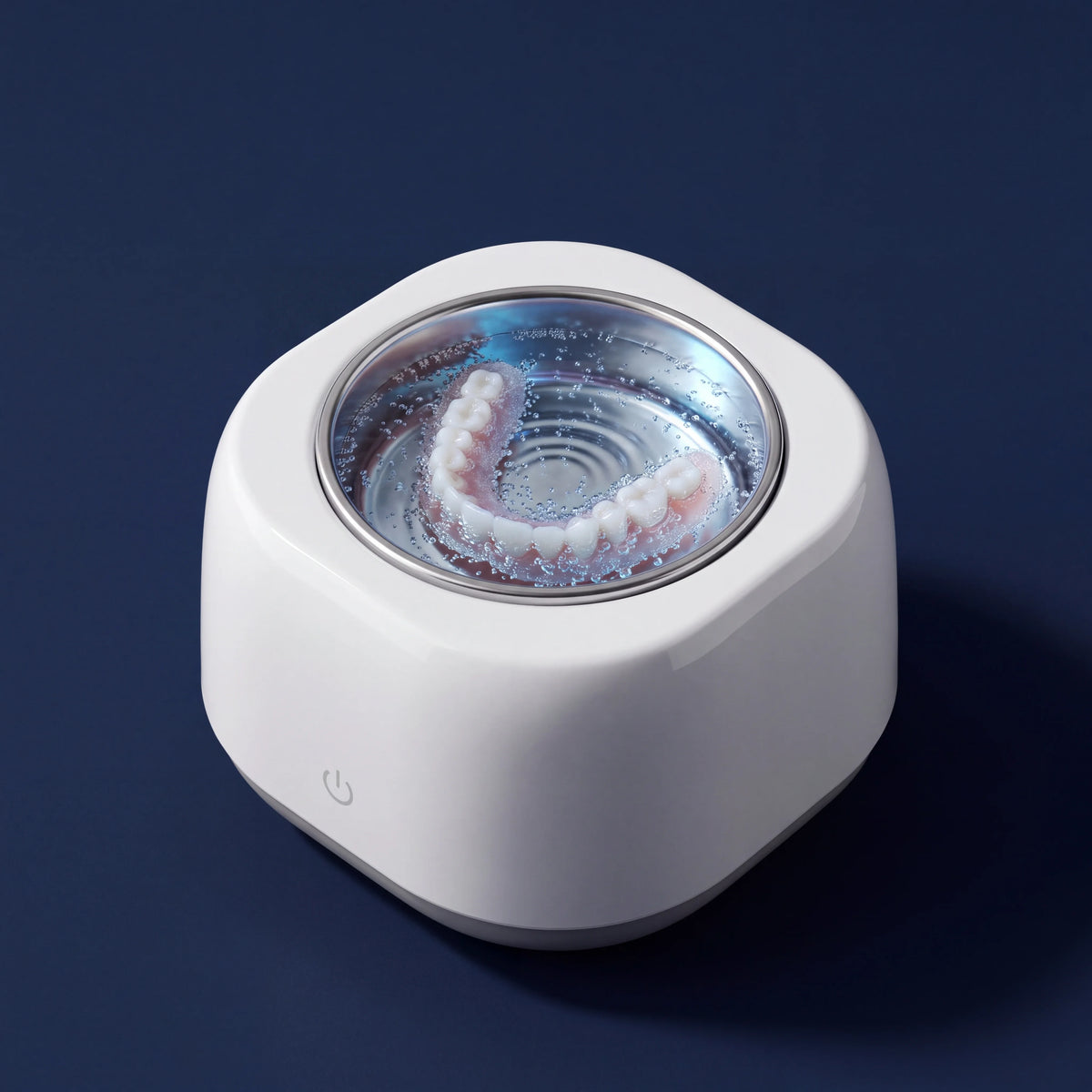 Ultrasonic cleaning that reaches where brushing can’t.